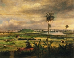 View of Santiago de Cuba by Henri Cleenewerck