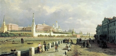 View of the Moscow Kremlin by Piotr Petrovitch Veretschagin
