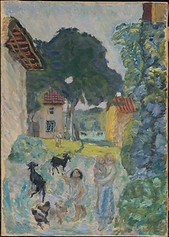 Village Scene, Grasse by Pierre Bonnard
