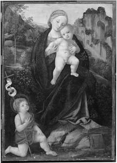 Virgin and Child with the Infant Saint John the Baptist by Gaudenzio Ferrari