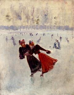 Women Skating by Jean Béraud
