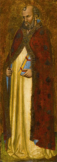 A Bishop Saint by Cecco di Pietro