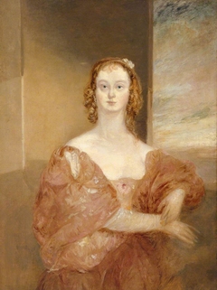 A Lady in a Van Dyck Costume by J. M. W. Turner