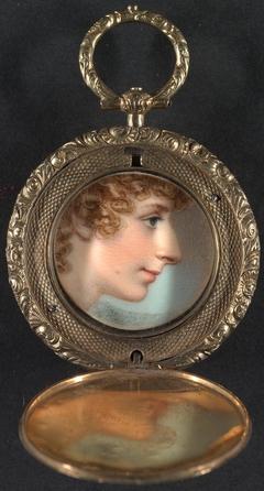A Lady with Light Brown Hair Worn in Ringlets by Adam Buck