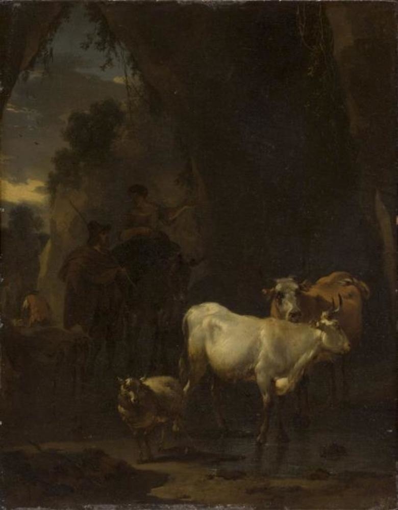 A Shepherd and a Shepherdess with Animals