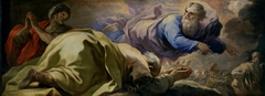 Abraham escucha las promesas del Señor by Luca Giordano