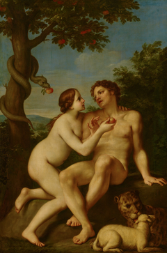 Adam and Eve by Marcantonio Franceschini
