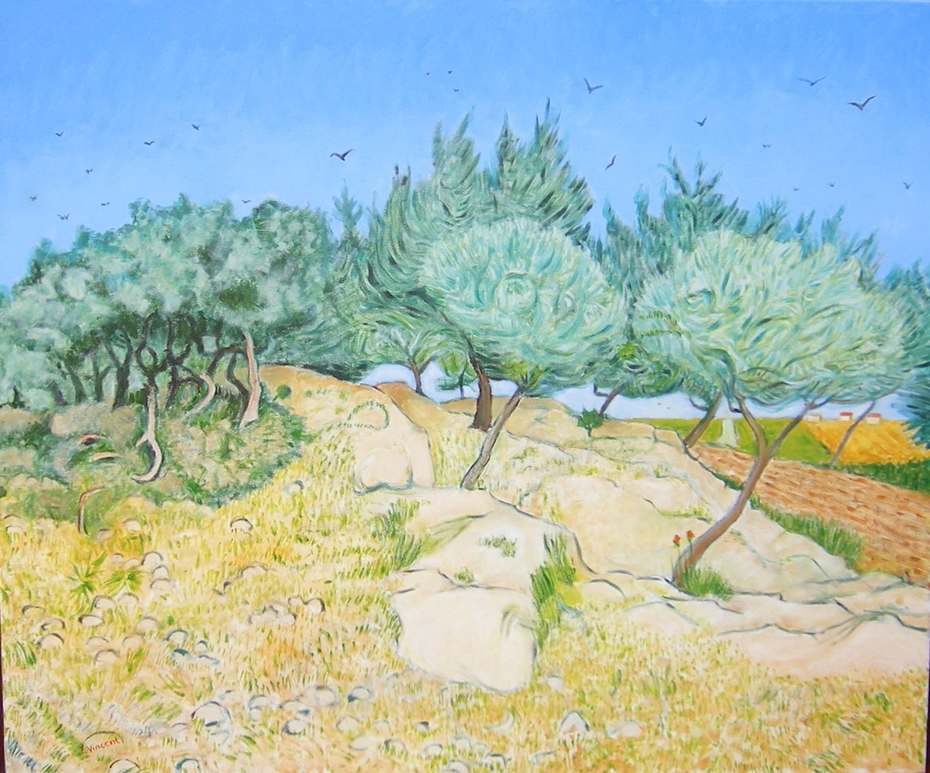 After Vincent 5. (2008), Oil on linen, 120 x 100 cm.