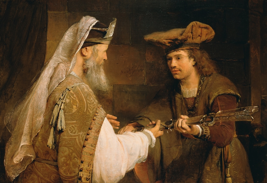 Ahimelech Giving the Sword of Goliath to David