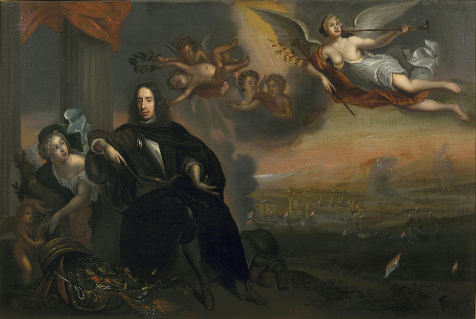 Allegory of Cornelis de Witt (1623-1672) as Instigator of the Victory at Chatham in 1667