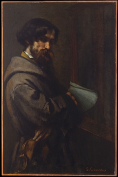 Alphonse Promayet (1822–1872) by Gustave Courbet