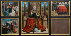 Altarpiece of St. Nicholas by Master of the Legend of Saint Lucy