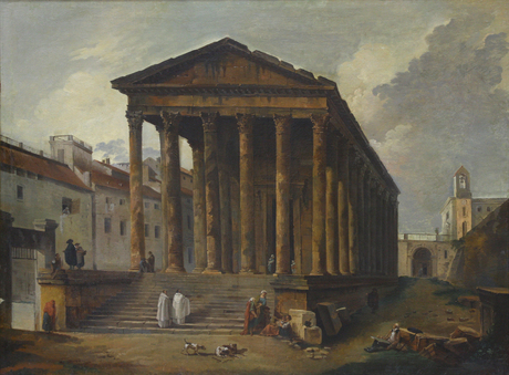 Ancient Temple Hubert Robert Artwork On USEUM   Ancient Temple Hubert Robert 1787 35d1c25d 