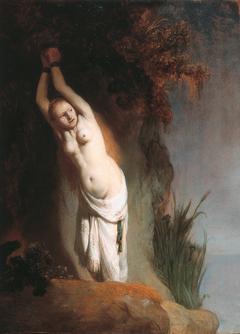 Andromeda Chained to the Rocks by Rembrandt