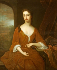 Barbara Ivory, Mrs Henry III Davenport (d.1748) by attributed to Charles d'Agar