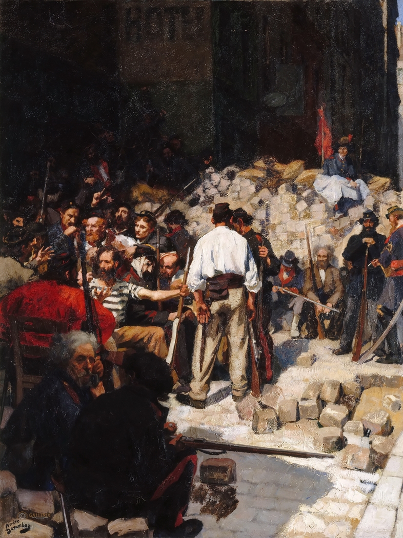 Barricade, the Paris Commune, May 1871