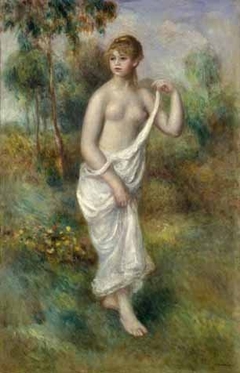 Bather by Auguste Renoir