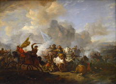 Big Battle of Horsemen and Infantrymen ca. 1650