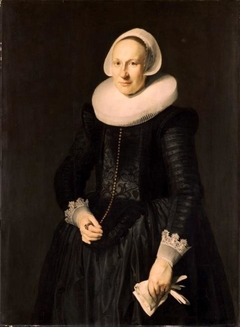 Bildnis einer Frau in Dreiviertelfigur (Gegenstück zu GK 222) (um 1630)