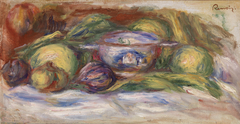 Bowl, Figs, and Apples (Écuelle, figues et pommes) by Auguste Renoir