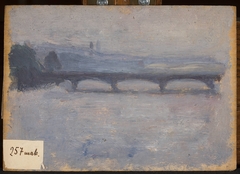 Bridge on the Seine by Tadeusz Makowski
