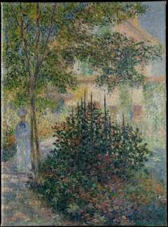 Camille Monet (1847–1879) in the Garden at Argenteuil by Claude Monet