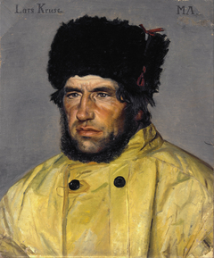 Chief lifeboatman Lars Kruse by Michael Peter Ancher
