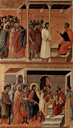 Christ before Pilate Again (top); Christ Before Herod (bottom)