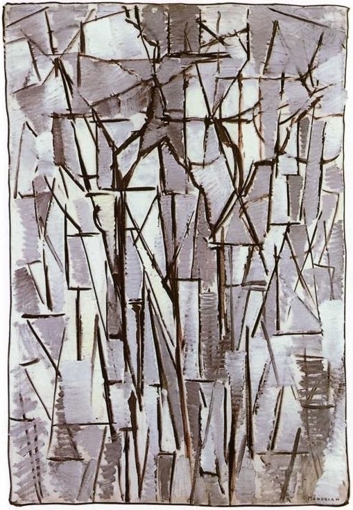 Composition Trees II" Piet Mondrian - Artwork on USEUM