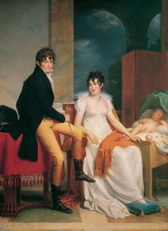 Count Moritz Christian von Fries and his family by François Gérard