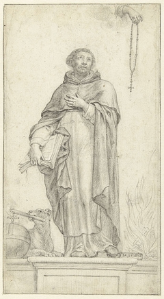 De H. Dominicus, staand ten voeten uit by Unknown Artist