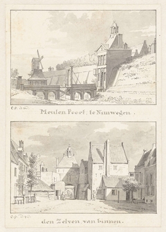 De Meulenpoort te Nijmegen, van buiten en van binnen by Cornelis Pronk