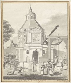 De Wittevrouwen- of Gelderse Poort te Utrecht by Hendrik Hoogers
