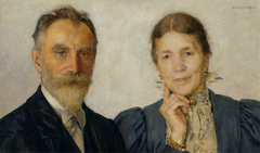 Die Eltern des Künstlers by Johann Victor Krämer