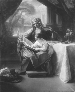 Die Erziehung der Maria by Benedetto Luti