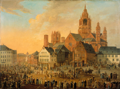 Domansicht vom Marktplatz her by Heinrich Franz Schalck