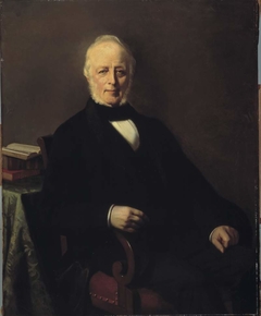 Dr H. Krieger Schumer (1797-1864), gynaecoloog by Johan Georg Schwartze