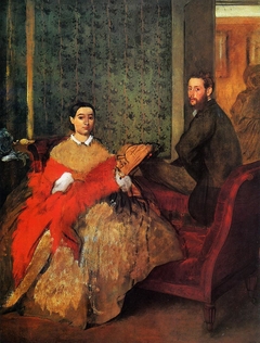 Edmondo and Thérèse Morbilli by Edgar Degas
