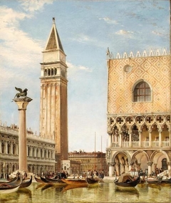 Edward William Cooke - The Piazzetta, Venice - ABDAG003258 by Edward William Cooke