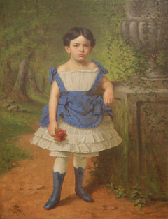 Elizabeth Moerlein Portrait, 1869 by Henry Mosler