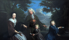 Family portrait of Gozewijn Centen by Krzysztof Lubieniecki