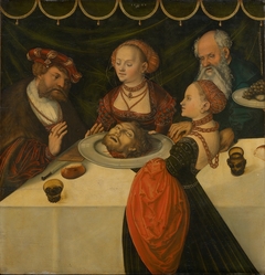 Feast of Herod / Herod's banquet by Lucas Cranach the Elder