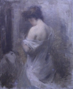 Femme à sa toilette by Armand Berton