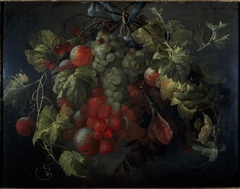 Festoon of Fruit by Jan Davidsz. de Heem