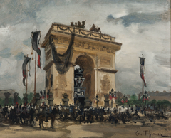 Funérailles de Victor Hugo, 31 mai et 1er juin 1885 by Gabriel Édouard Thurner