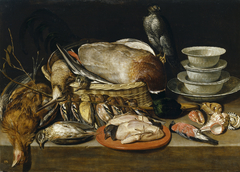 Game piece with poultry by Clara Peeters