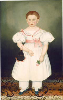 Girl with Reticule and Rose