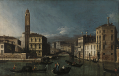 Grand Canal: San Geremia and the Entrance to the Cannaregio by Canaletto