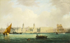 Greenwich Hospital from the north by Philip John Ouless