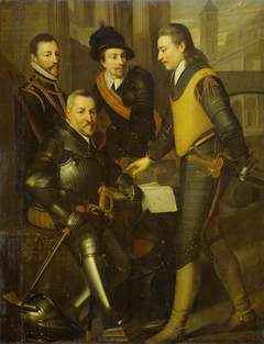 Group portrait of the four brothers of Willem I, Prince of Orange: Jan (1536-1606), Hendrik (1550-74), Adolf (1540-68) and Lodewijk (1538-74), counts of Nassau
